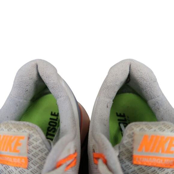 Nike Shoes Womens 7.5 Athletic Trainer Lunarglide 4 Running Sneaker Comfort Grey - Picture 13 of 13